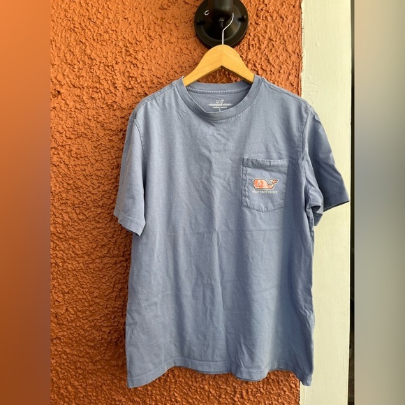 Vineyard Vines Boy Size Large(16)Pocket Crew T-Shirt "LOBSTER TOSS WHALE FILL" - Picture 2 of 7